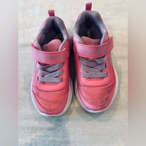 Skechers Kids' Vibrant Pink and Gray Sneakers size 9